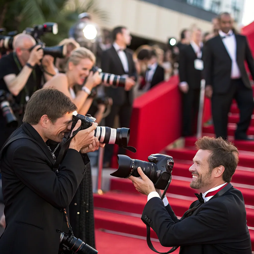 Professional event photographers capturing memorable moments